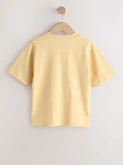 Jaune mou - T-shirt Manches courtes (3-16ans)