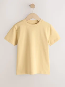 Jaune mou - T-shirt Manches courtes (3-16ans)