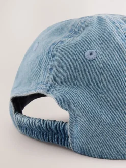 Jean bleu Denim - Casquette de baseball 100% coton Chapeaux (1-16ans)