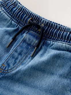 Jean bleu moyen - Jean en denim à enfiler (3-16ans)