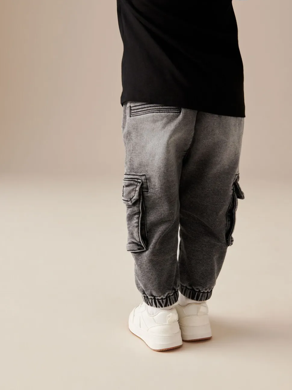 Jean gris - Comfort Cargo Jeans (3mths-7yrs)