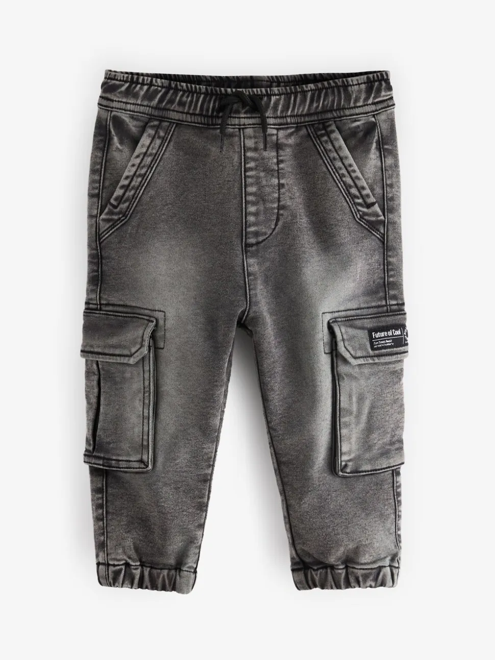 Jean gris - Comfort Cargo Jeans (3mths-7yrs)