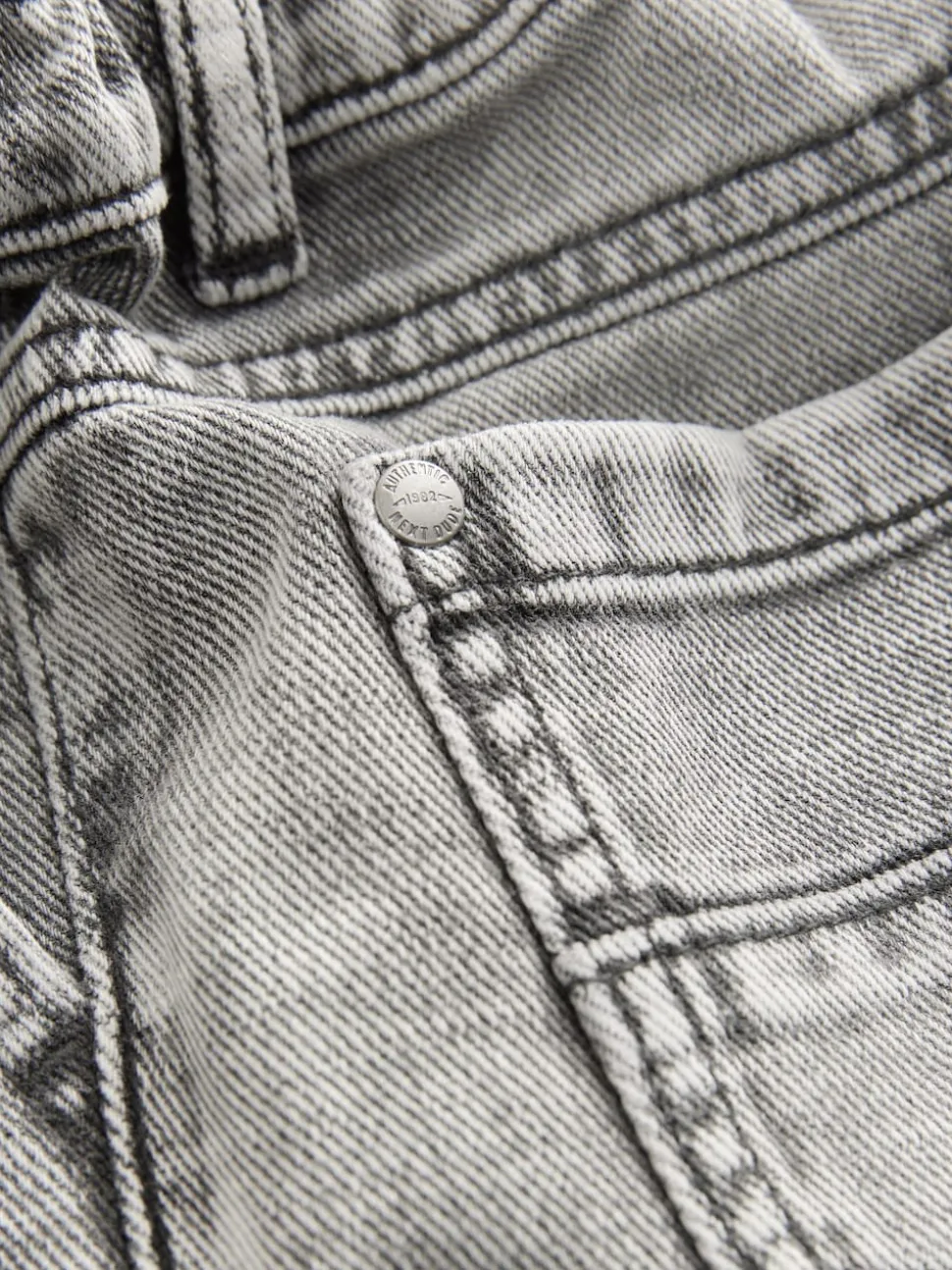 Jean gris - Jeans à plis (3mths-7yrs)