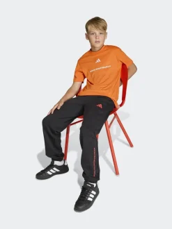 Jogging adidas en polaire à slogan