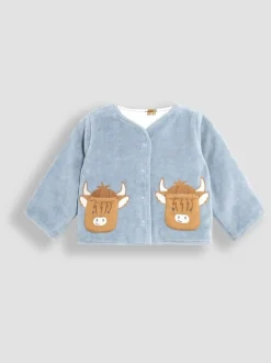 Jojo Maman Bébé Bébé Highland Cow Velour Set 3 Pieces
