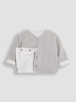 JoJo Maman Bébé Born In 2025 2- Dors-bien et veste en velours à pieds