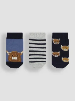 Jojo Maman Bébé Chaussettes de ferme 3-Lot