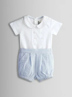 JoJo Maman Bébé Classic Body & Rayure Shorts Ensemble 2 Pieces