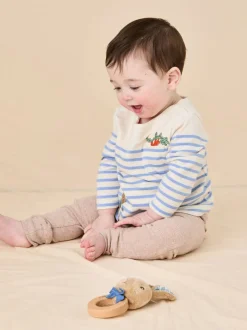JoJo Maman Bébé 2-Ensemble haut Peter Rabbit™ et legging côtelé
