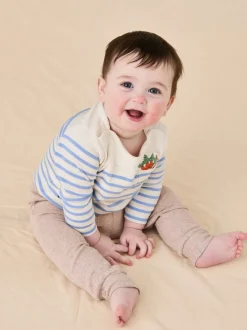 JoJo Maman Bébé 2-Ensemble haut Peter Rabbit™ et legging côtelé