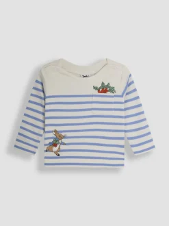 JoJo Maman Bébé 2-Ensemble haut Peter Rabbit™ et legging côtelé
