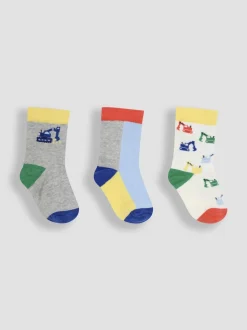 Jojo Maman Bébé 3Lot de chaussettes imprimées