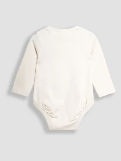 Jojo Maman Bébé Ours imprimé et Appliqué Pocket Bodies 2 Pack