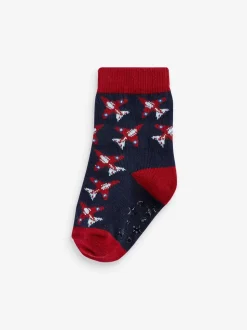 Jojo Maman Bébé Paquet de 3chaussettes Rouge Arrows