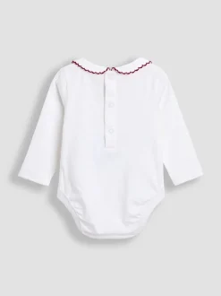 Jojo Maman Bébé 2-Pieces Ensemble salopette et body smockés