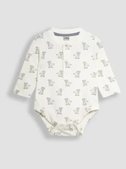 Jojo Maman Bébé Vache des Highlands imprimée et corps rayés 2 Lot