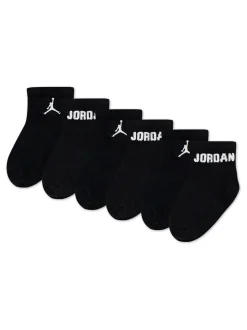 Jordan Everyday Essential Noir Chaussettes 6 Lot