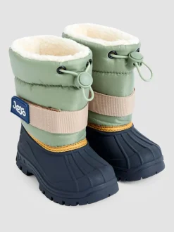 kaki - Bottes de neige JoJo Maman Bébé confortables