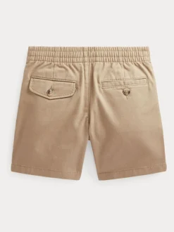 kaki - Polo Ralph Lauren Short chino Prepster Flex Abrasion en sergé