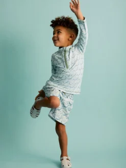 KIDLY BY MORI Short de bain bleu