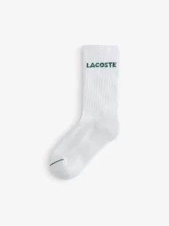 Lacoste 6 Lot Chaussettes en Coton Col rond