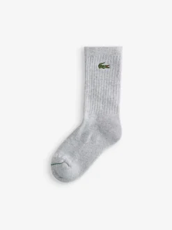 Lacoste 6 Lot Chaussettes en Coton Col rond