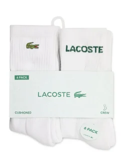 Lacoste 6-Lot Chaussettes en Coton Col rond