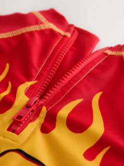 Lightning McLain - Ensemble Rash Gilet et short de bain (3mois-7ans)