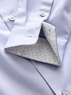 lilas - Manches longues Chemises à bordures intelligentes (3-16yrs)