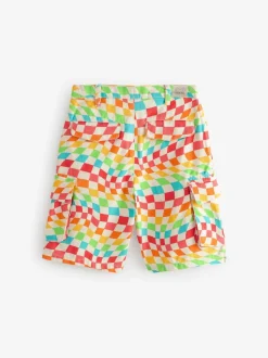 Little Bird by Jools Oliver Short en sergé à damier arc-en-ciel 100% coton