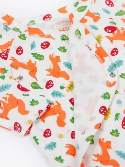 Lot de 2 bodys Frugi Shay blancs