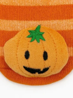Lot de 2 chaussettes Totes Toasties Halloween Hochet pour bébés