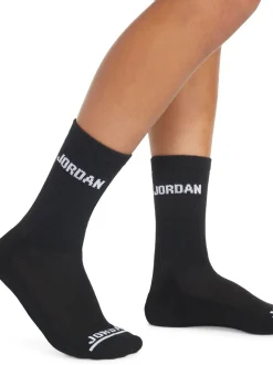 Lot de 6 paires de chaussettes Jordan Legend Crew noires