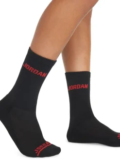 Lot de 6 paires de chaussettes Jordan Legend Crew noires