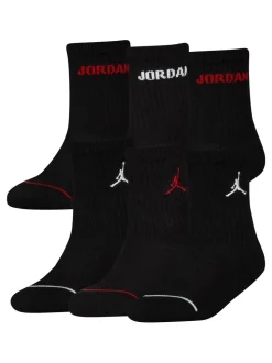 Lot de 6 paires de chaussettes Jordan Legend Crew noires