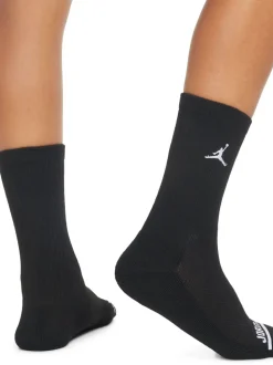 Lot de 6 paires de chaussettes Jordan Legend Crew noires