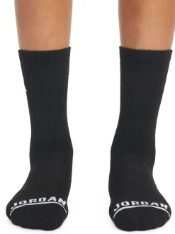 Lot de 6 paires de chaussettes Jordan Legend Crew noires