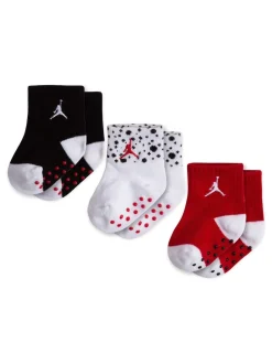 Lot de 3 paires de chaussettes Jordan Grippy blanches