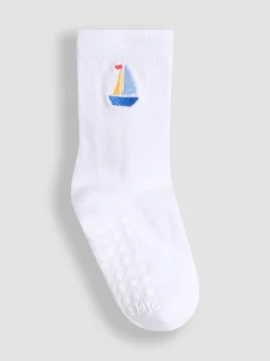 Lot de 3 paires de chaussettes brodées JoJo Maman Bébé