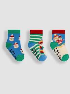 Lot de 3 paires de chaussettes JoJo Maman Bébé Penguin