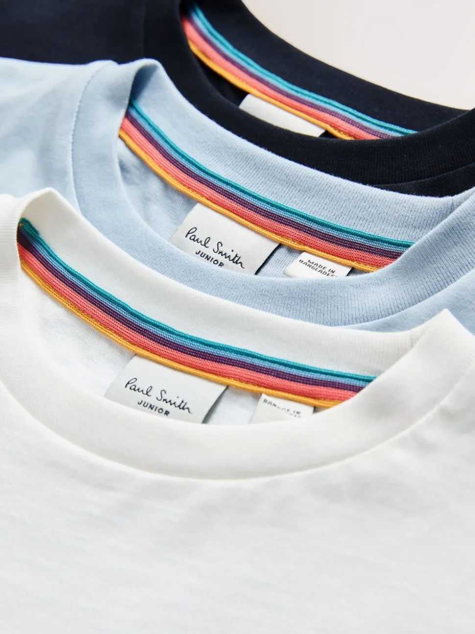 Lot de 3 T-shirts Paul Smith Junior Graphique bleu/blanc/noir