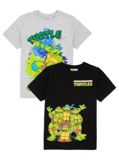Lot de 2 t-shirts Vanilla Underground Multi Teenage Mutant Ninja Turtles