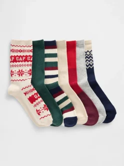 Lot de 7chaussettes de Noël Gap Col rond