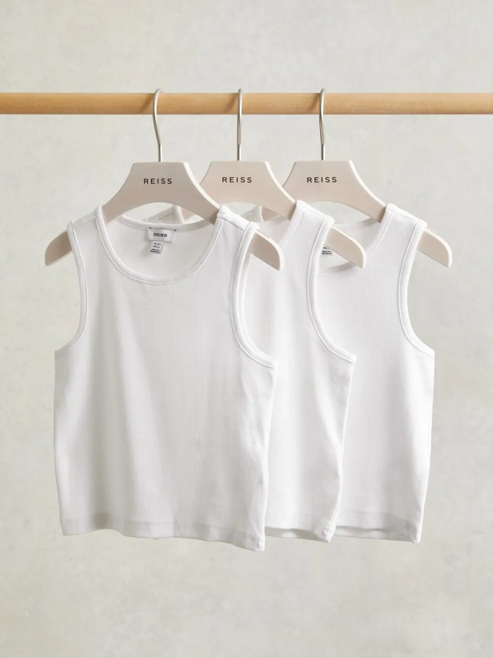 LotReiss de débardeurs côtelés extensibles en coton Jaden 3 3