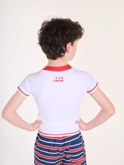 Maillot de bain Soliswim Rash Guard blanc