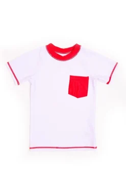 Maillot de bain Soliswim Rash Guard blanc