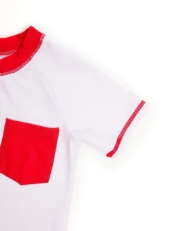 Maillot de bain Soliswim Rash Guard blanc