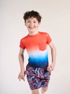 Maillot de bain Soliswim Rash Guard orange