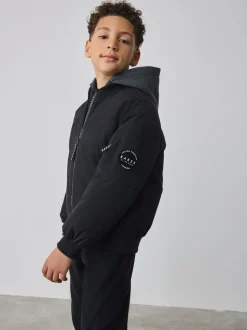 Manteau Baker by Ted Baker bomber rembourré résistant à la douche noir