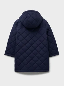Manteau courtepointe à capuche Crew Clothing